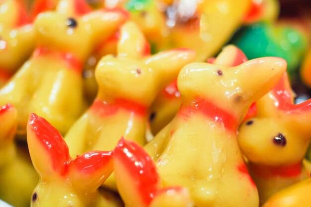 Bunny Ninja owocowe żelki bez cukru o smaku jabłka i mango dla miłośników zdrowych przekąsek